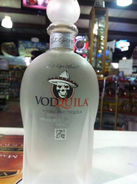 Vodquila is vodka and tequila which proves mixing different types of alcohol is a beautiful thing.