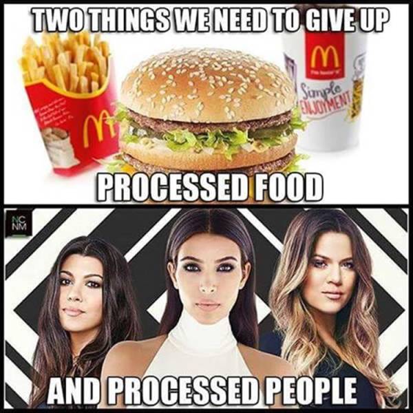 Two processed things we need to give up.