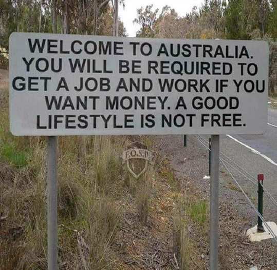 Welcome to Australia.