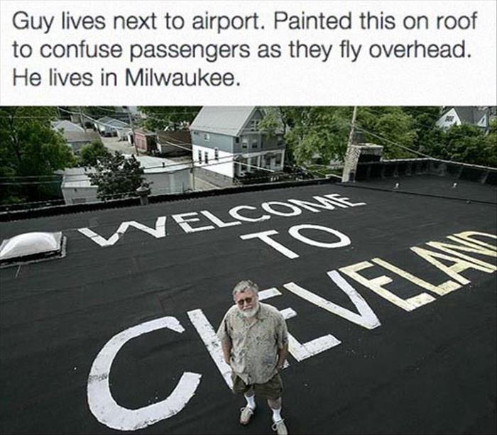 Welcome to Cleveland.