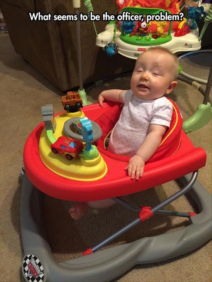 What seems to be the officer, problem?