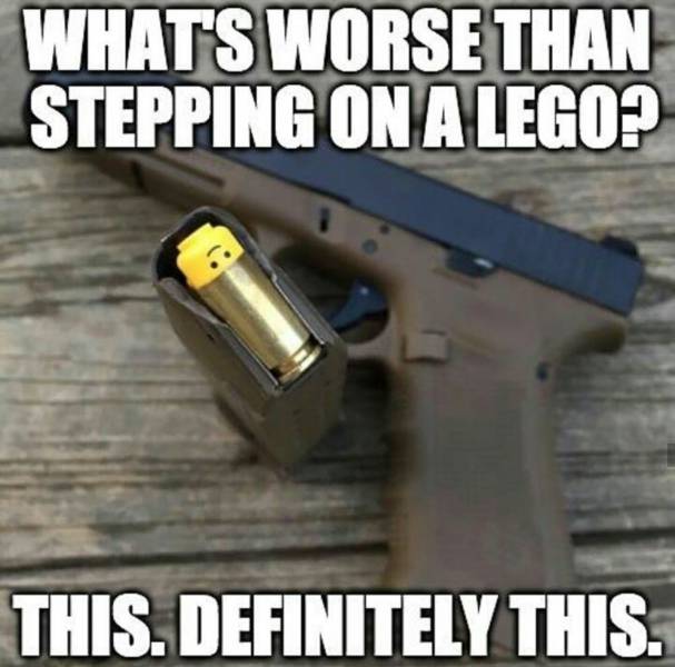 What's worse than stepping on a lego?