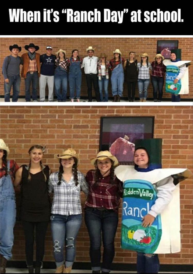 When it's 'Ranch Day' at school.