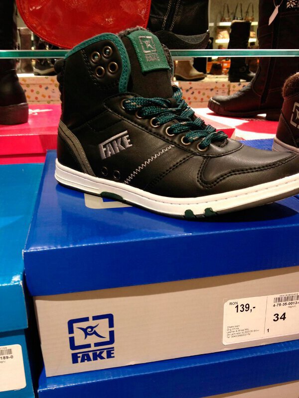 When you buy a pair of these Fake shoes at least you know what you are getting.