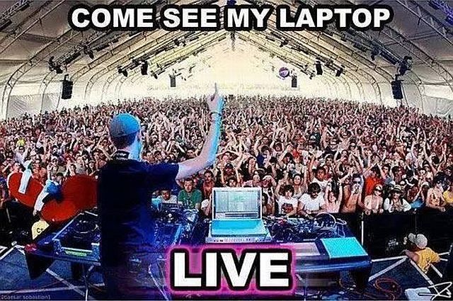 When you pay money to watch a DJ these days you are really paying just to look at their laptop on stage..