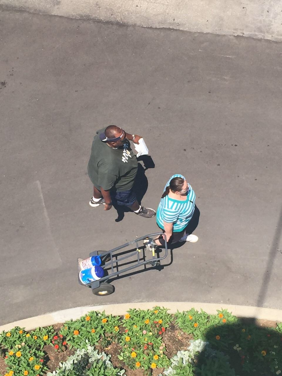 When your soda is too damn heavy to carry.