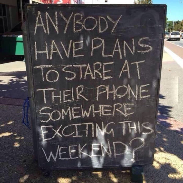Where are you going to take your smartphone this weekend?