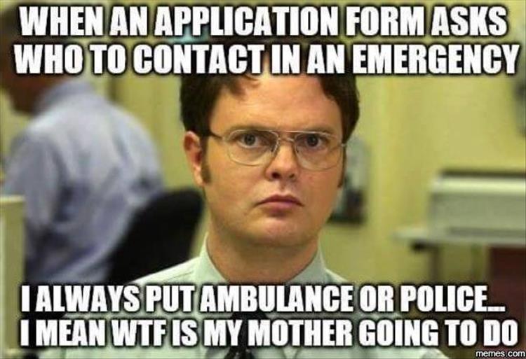 Who to contact in case of an emergency.