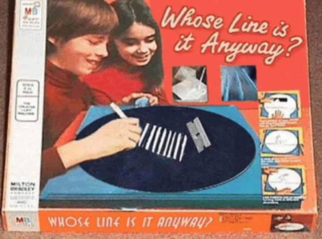 'Who's Line is it Anyway?' board game.