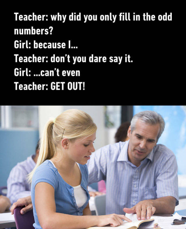 Why did you only fill in the odd numbers?