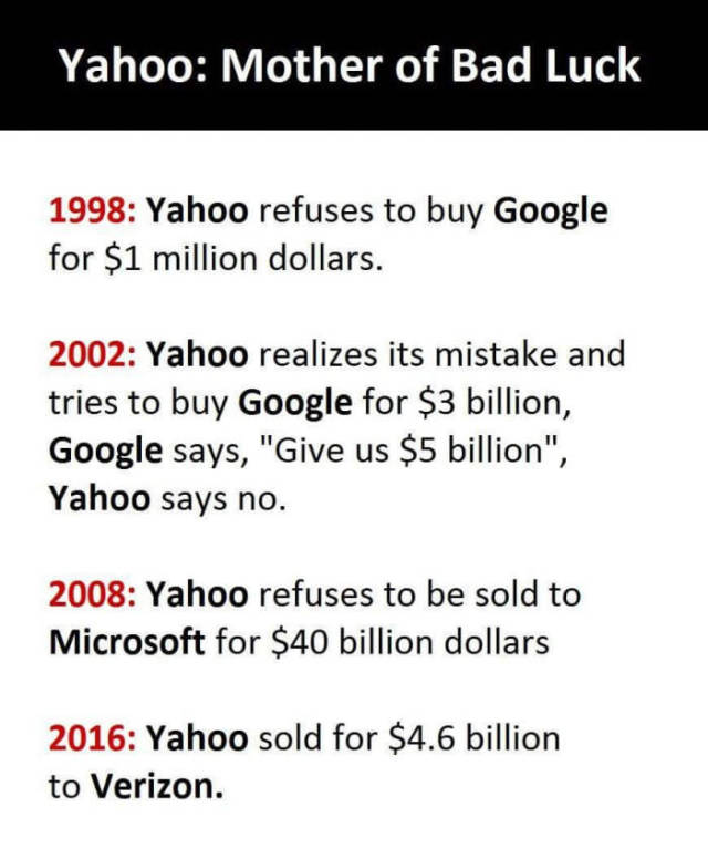 Yahoo!: Mother of Bad Luck