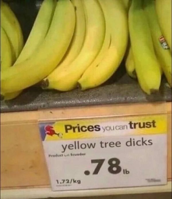 Yellow tree dicks.