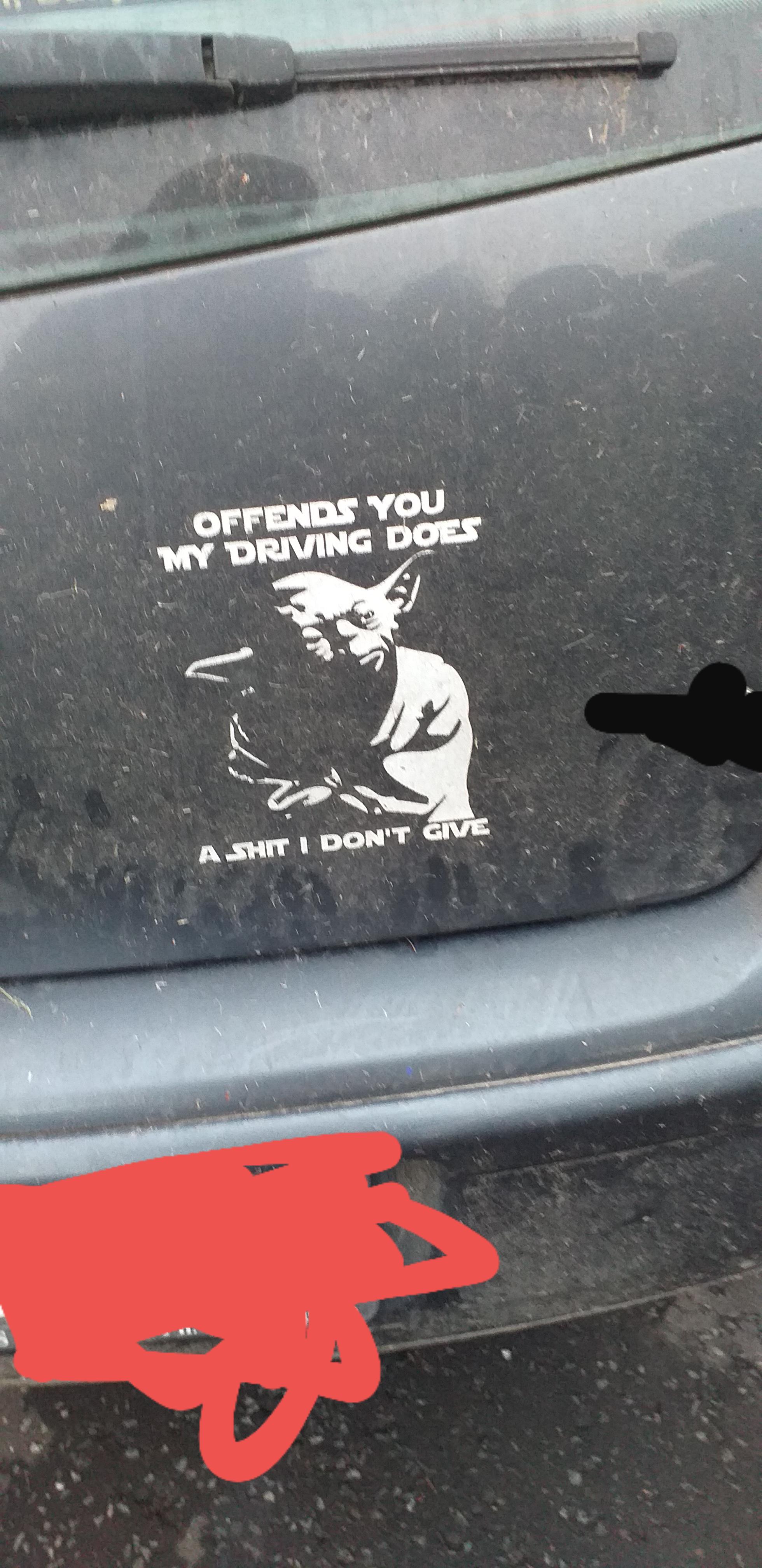 Yoda doesn't care if you're offended.