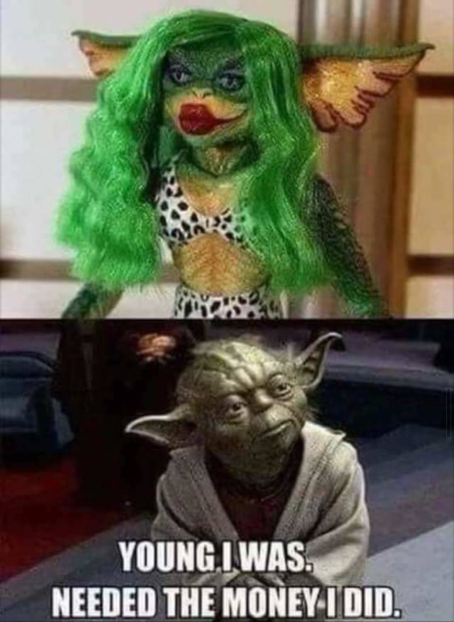 Yoda has a dark side.
