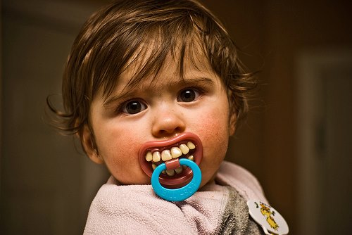 You should see his real teeth