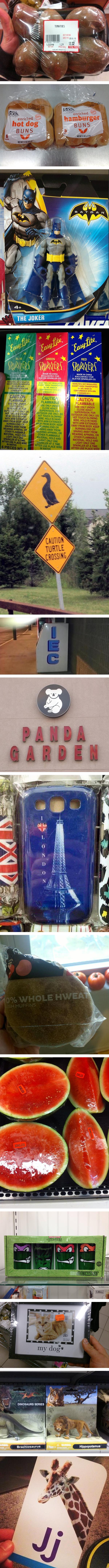 14 Pictures Of Failed Packaging, Signs, Etc.