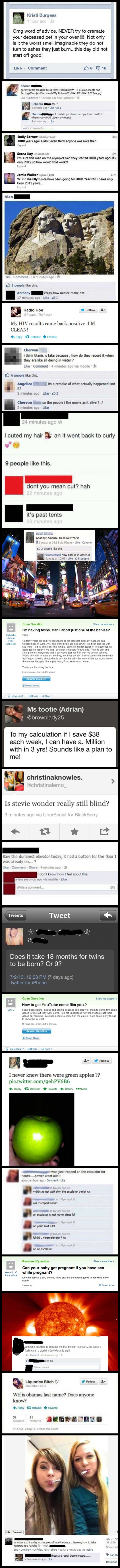 20 Of The Dumbest Posts Found On The Internet.