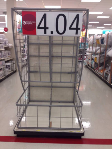 Went shopping and stumbled upon a 404 not found error.