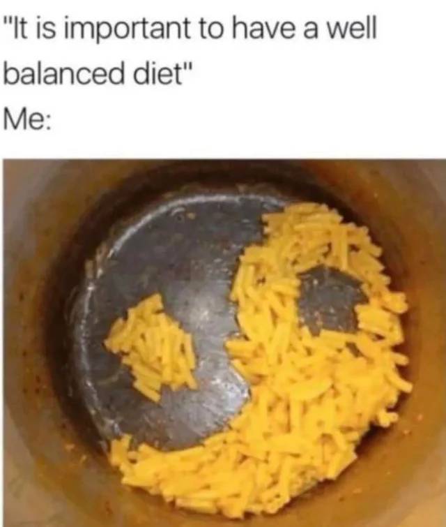 A well balanced diet.