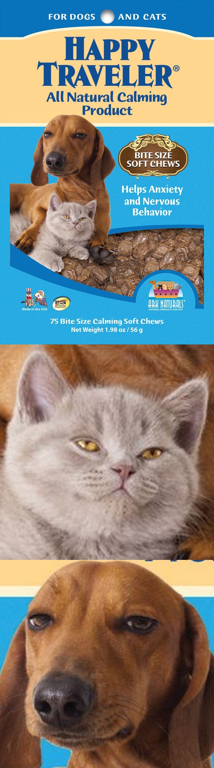 All natural calming product for dogs and cats looks like it works really, really good.