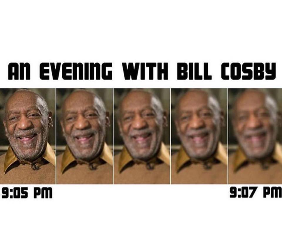 An evening with Bill Cosby.