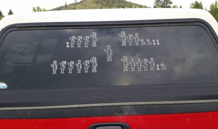 Baby daddy on board.