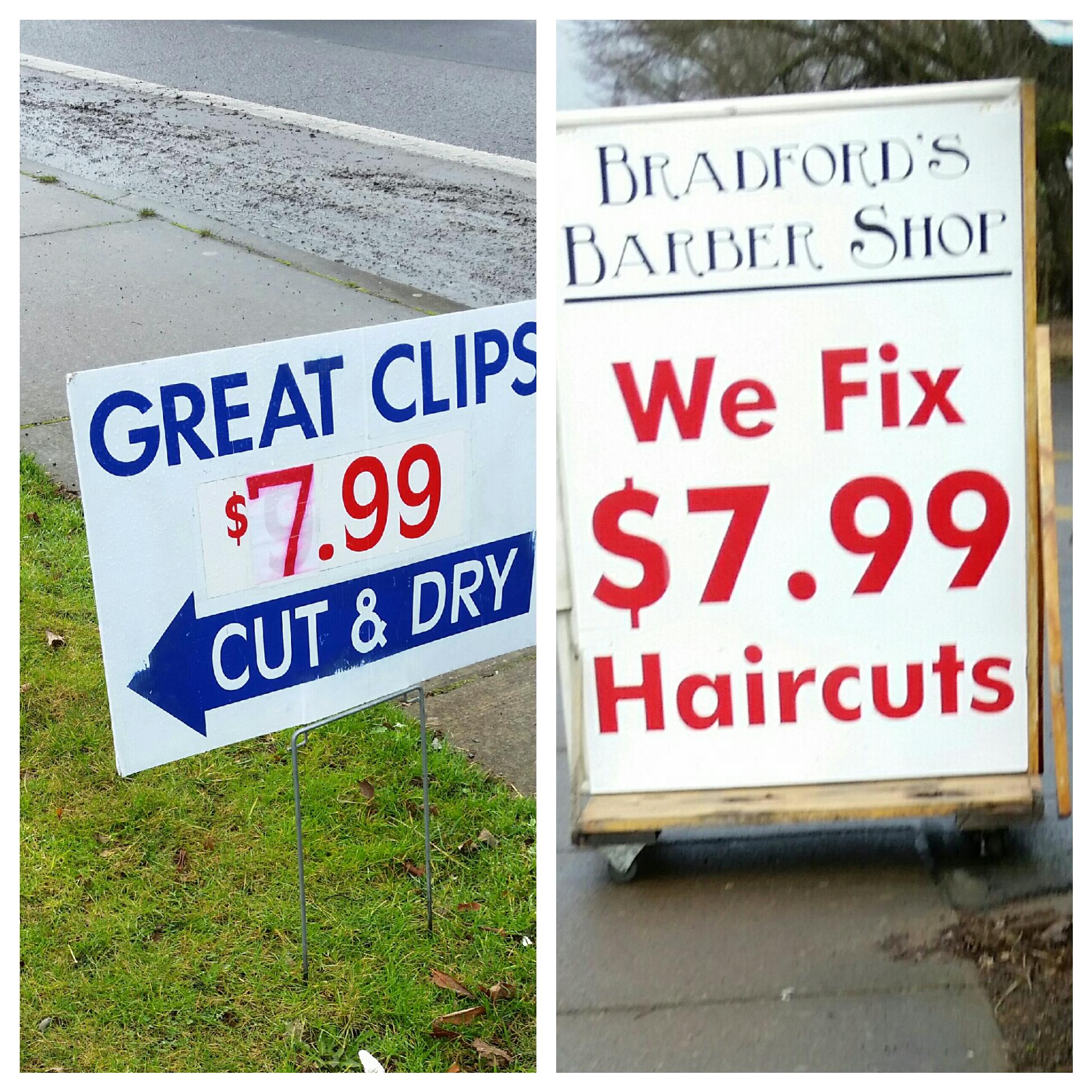 Battle of the barbers.