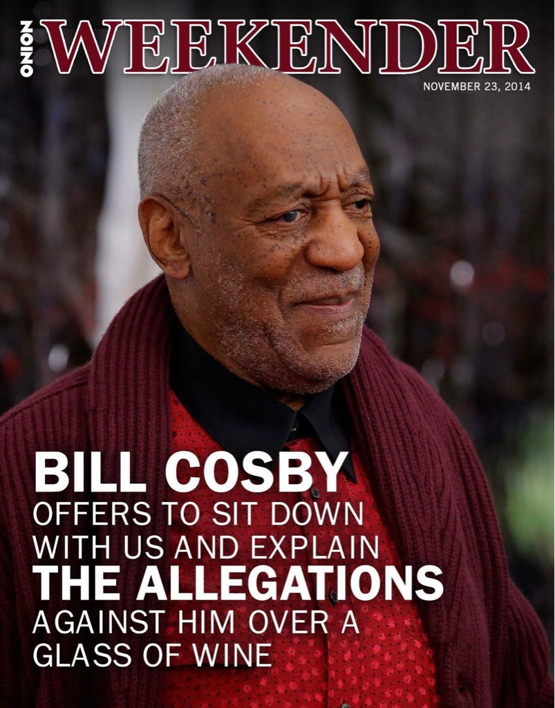 Bill Cosby interview about the allegations against him over a glass of wine. Do not drink the wine!
