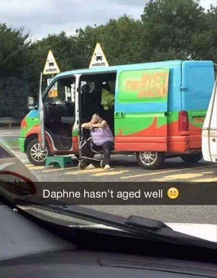 Daphne from Scooby-Doo hasn't aged well.