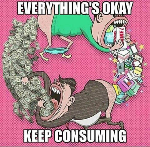 Everything's OK. Keep consuming.