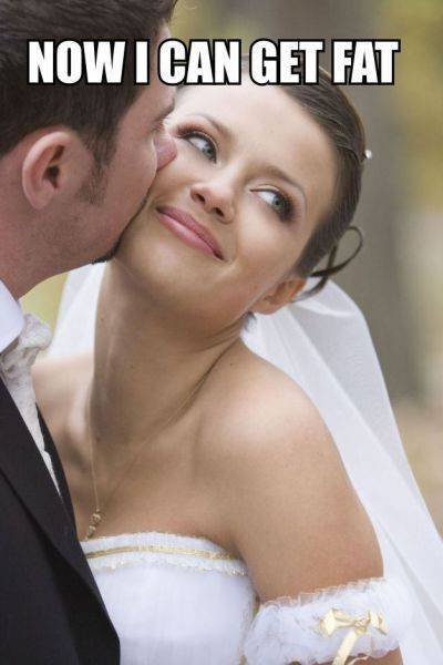 Getting married is such a wonderful feeling.