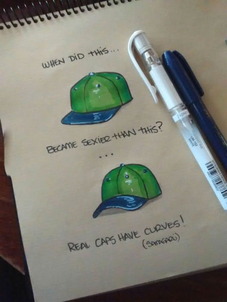 Flat Bill Cap vs Curved Bill Cap