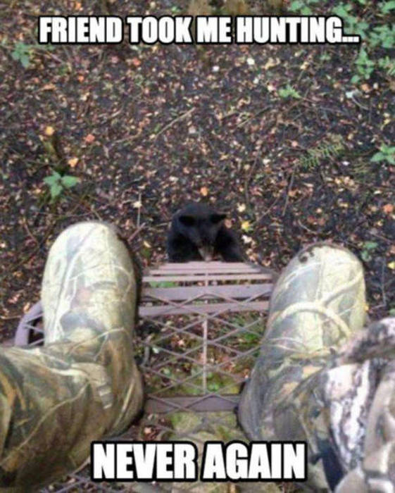 Friend took me hunting...