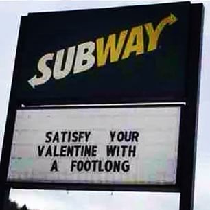 Give your valentine a full 12 inches.