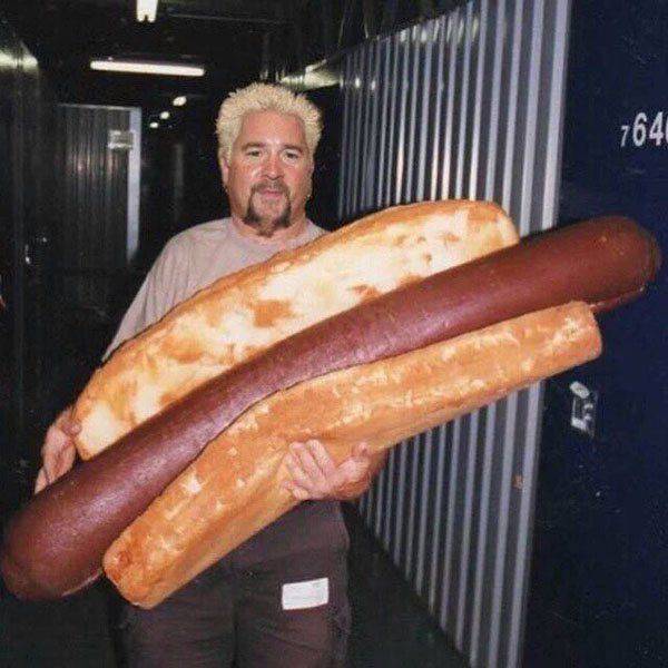 Guy Fieri has a huge wiener.