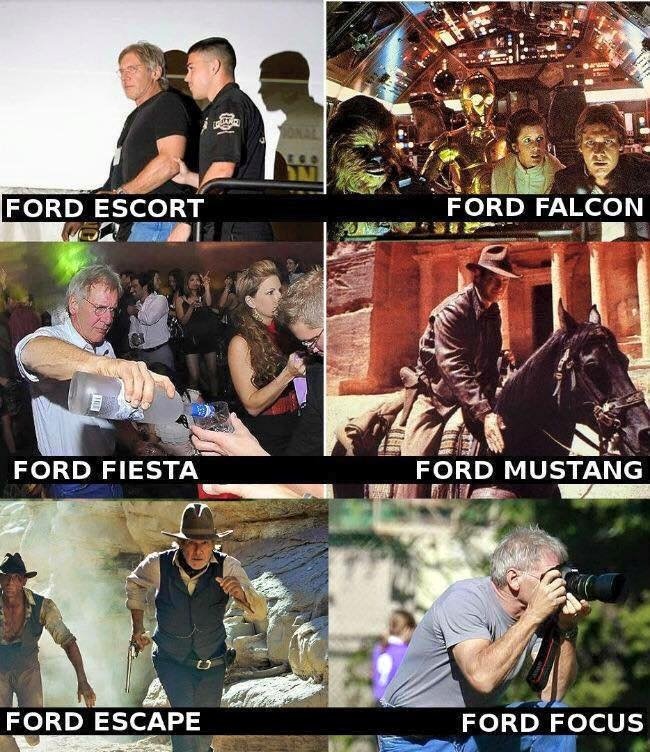 Harrison Ford car models.