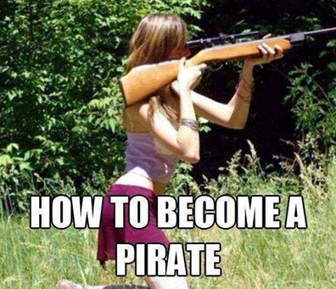Here is a sure fire way to become an eye patch wearing pirate.