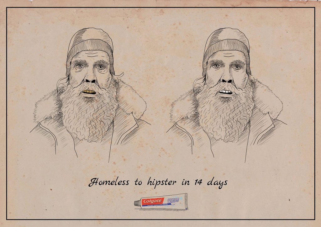 Homeless to hipster in 14 days.