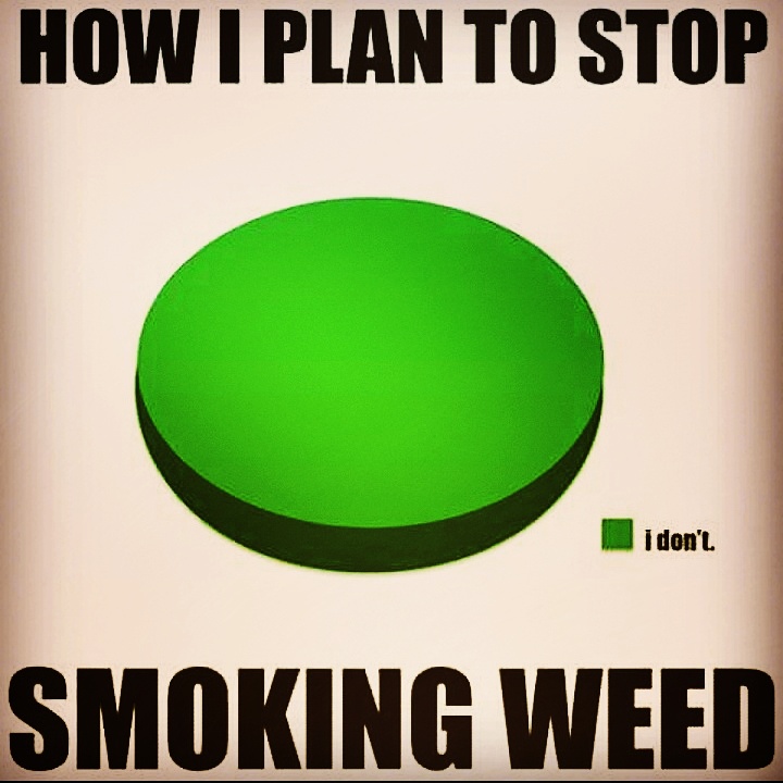 How I plan to stop smoking weed.