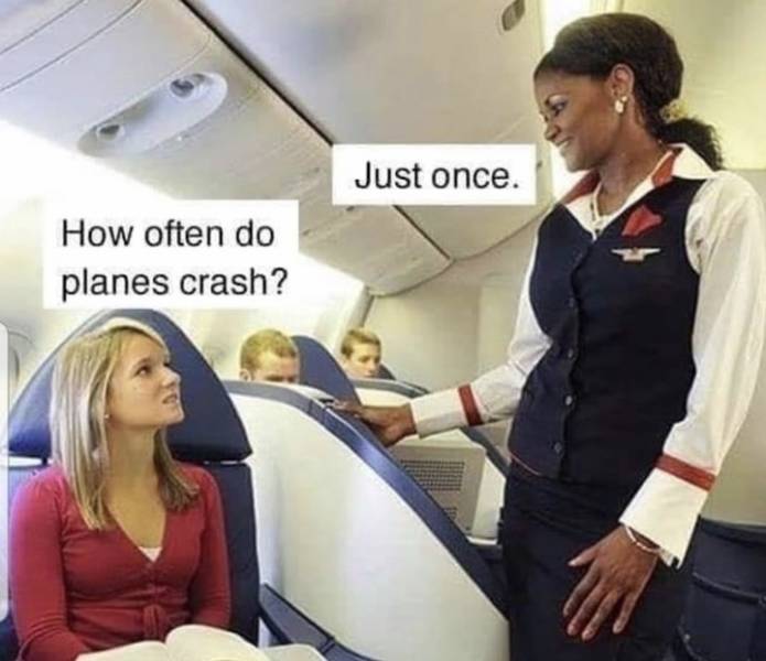 How often do planes crash?