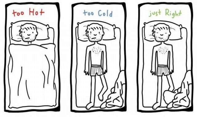 How to be comfortable on a hot summer night.