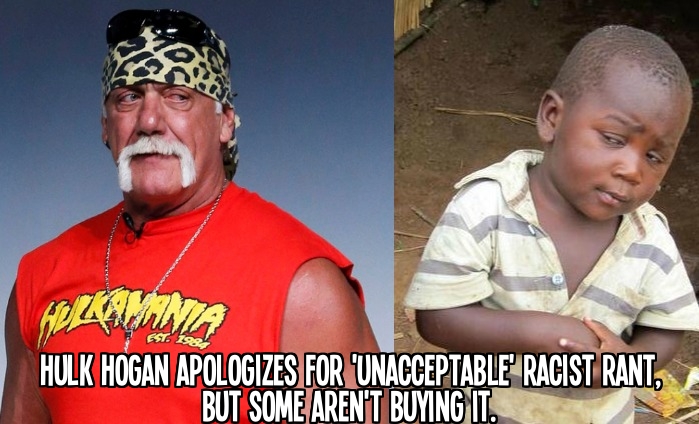 Hulk Hogan apologizes for 'unacceptable' racist rant, but some aren't buying it.