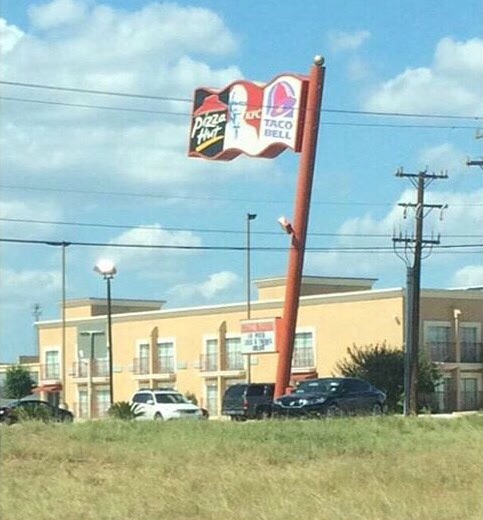 I pledge allegiance to the flag of the fast food of America and to the obesity for which it stands.