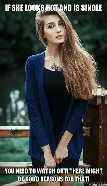 If she looks hot and is single..,