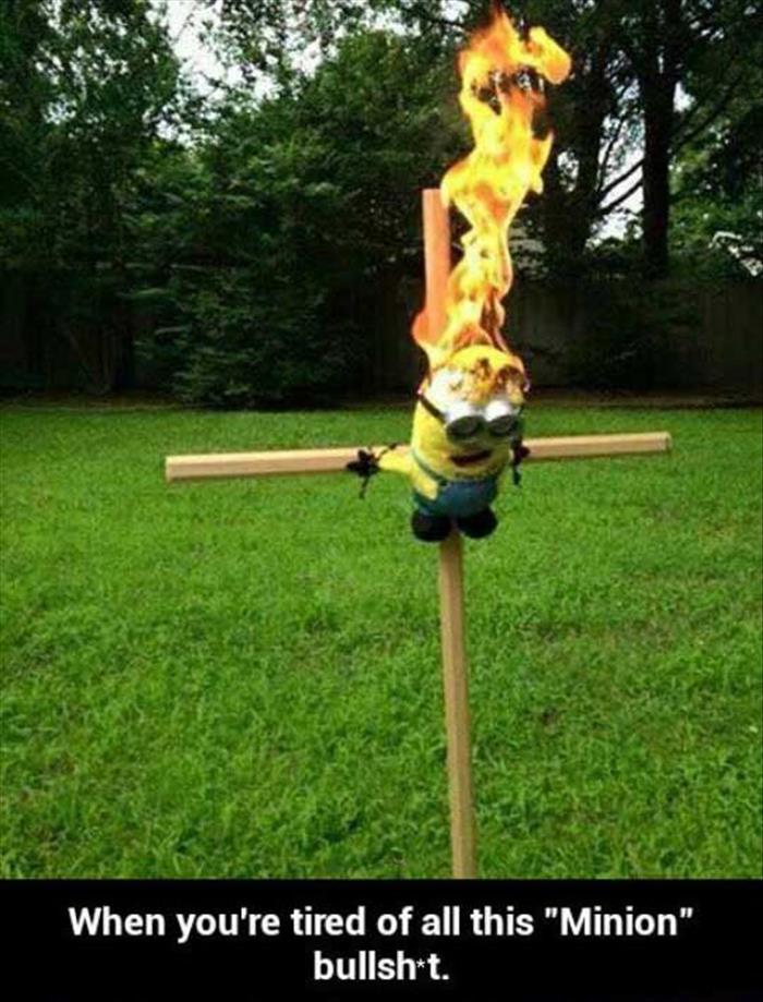 When you are tired of seeing the 'Minions' everywhere...