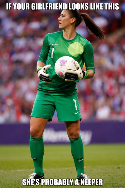 If your girlfriend looks like this, she's probably a keeper.