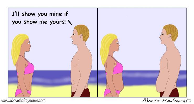 I'll show you mine if you show me yours.