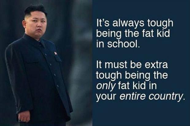 It Is Tough Being The Fat Kid In School But It Is Extra Tough Being The Only Fat Kid In The Country.