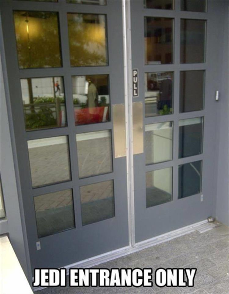 Jedi entrance only.
