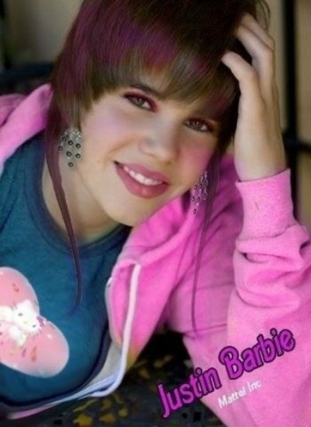 Justin Bieber Meets Barbie....One Less Lonely Girl.